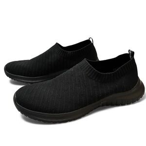 NWOT Tiosebon Black Stretch Slip on Shoes Sz 44 (women’s 12)